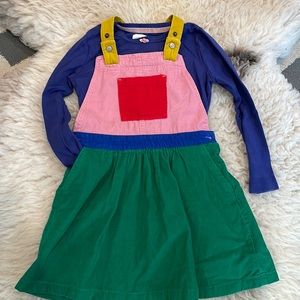 Mini Boden corduroy dress with shirt